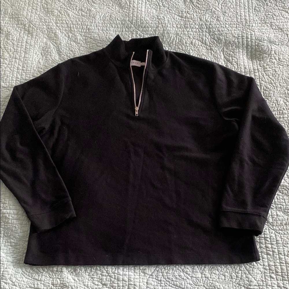 Quarter Zip Cotton Sweater